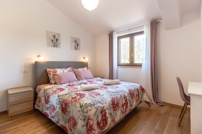 Interijer, House Andrijaši s grijanim bazenom i košarkaškim terenom, Žminj, Istra Domijanići