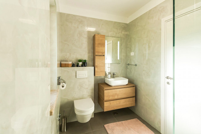 Interijer, House Andrijaši s grijanim bazenom i košarkaškim terenom, Žminj, Istra Domijanići