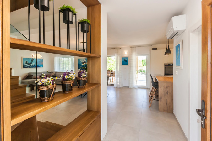 Interijer, House Andrijaši s grijanim bazenom i košarkaškim terenom, Žminj, Istra Domijanići