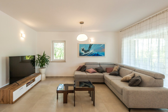 Interijer, House Andrijaši s grijanim bazenom i košarkaškim terenom, Žminj, Istra Domijanići