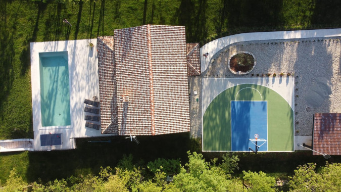 Eksterijer, House Andrijaši s grijanim bazenom i košarkaškim terenom, Žminj, Istra Domijanići