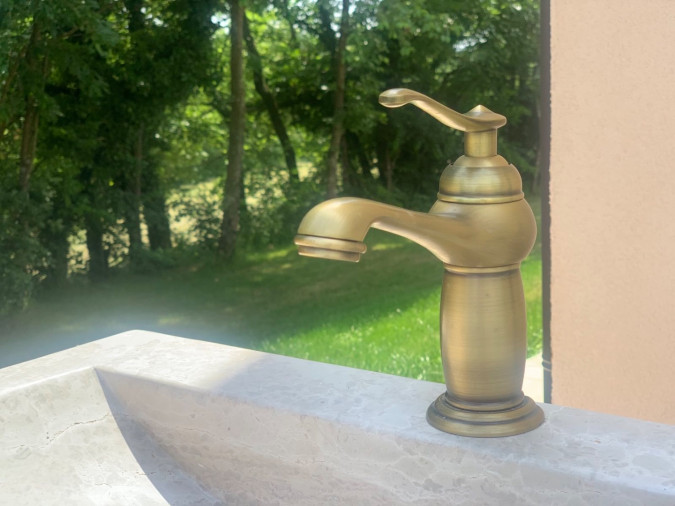 Exterior, House Andrija&scaron;i with heated pool and basketball court, Žminj, Istria, Croatia Domijanići