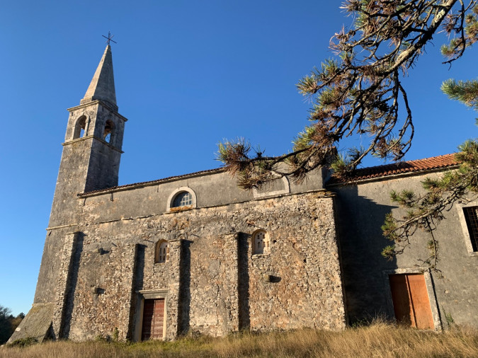 Exterior, House Andrija&scaron;i with heated pool and basketball court, Žminj, Istria, Croatia Domijanići