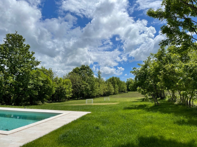 Exterior, House Andrija&scaron;i with heated pool and basketball court, Žminj, Istria, Croatia Domijanići