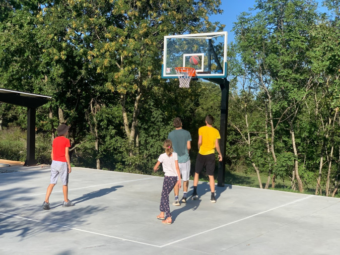 Exterior, House Andrija&scaron;i with heated pool and basketball court, Žminj, Istria, Croatia Domijanići